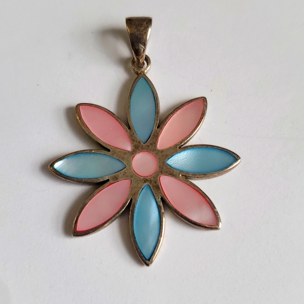 Sterling Silver 925 Blossom of Serenity Pendant